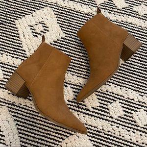 Brown ankle boots